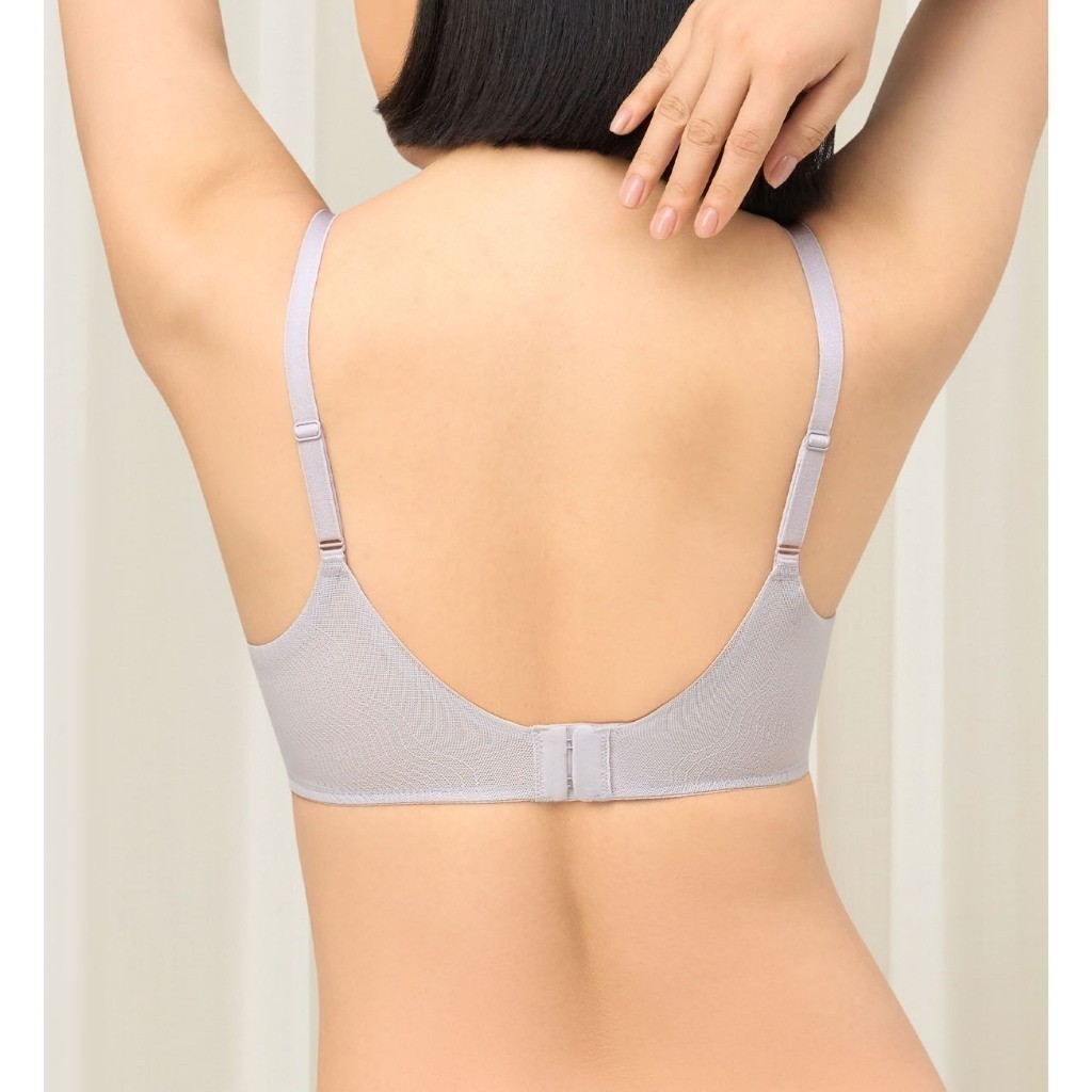 Triumph เสื้อชั้นในไม่มีโครงแบบดันทรง รุ่น Smooth Sensation MHU DV-R รหัส 10217216 สีเทา 6227 — صورة 4