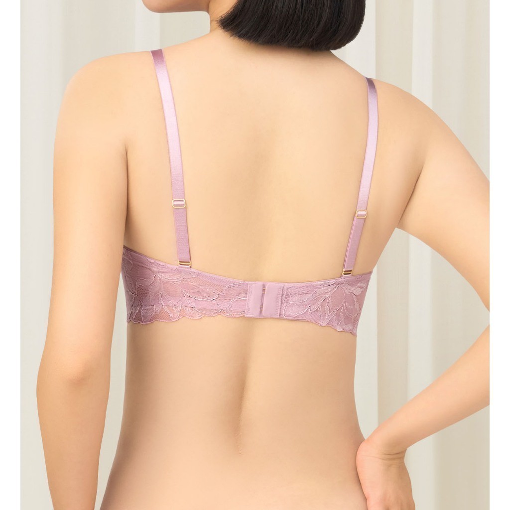 Triumph เสื้อชั้นในมีโครงดันทรง รุ่น Magnolia Lace WHU DV-R รหัส 10218484 สีม่วง 6718 — صورة 4
