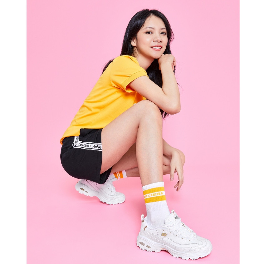 Skechers สเก็ตเชอร์ส รองเท้าลำลองผู้หญิง Women Sport D'Lites Shoes - 11931-WGD Air-Cooled Memory Foam