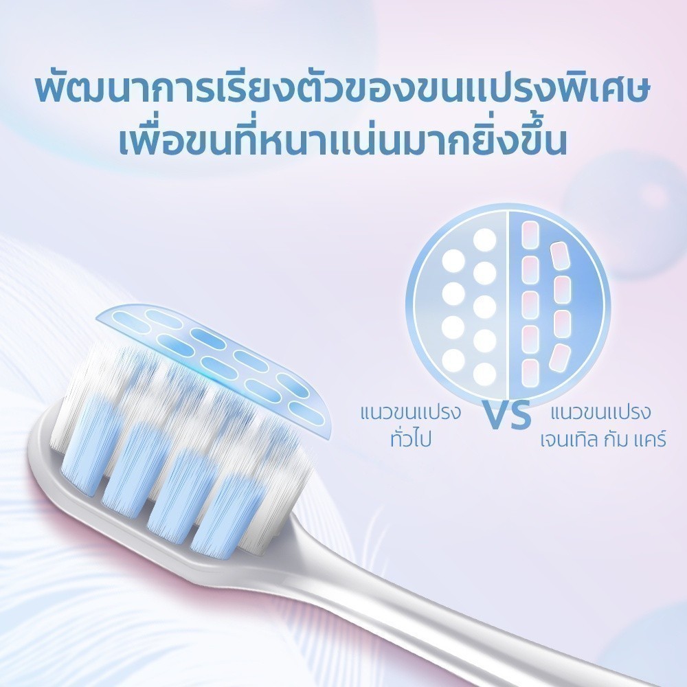 [มี2แพ็คให้เลือก] เเปรงสีฟันคอลเกต เจนเทิล กัมเเคร์ (คละสี)  Colgate Gentle Gum Care (mixed color) - 2