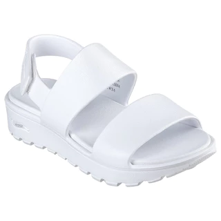 Skechers สเก็ตเชอร์ส รองเท้าแตะผู้หญิง Women Arch Fit Footsteps Foamies Shoes - 111380-WHT
