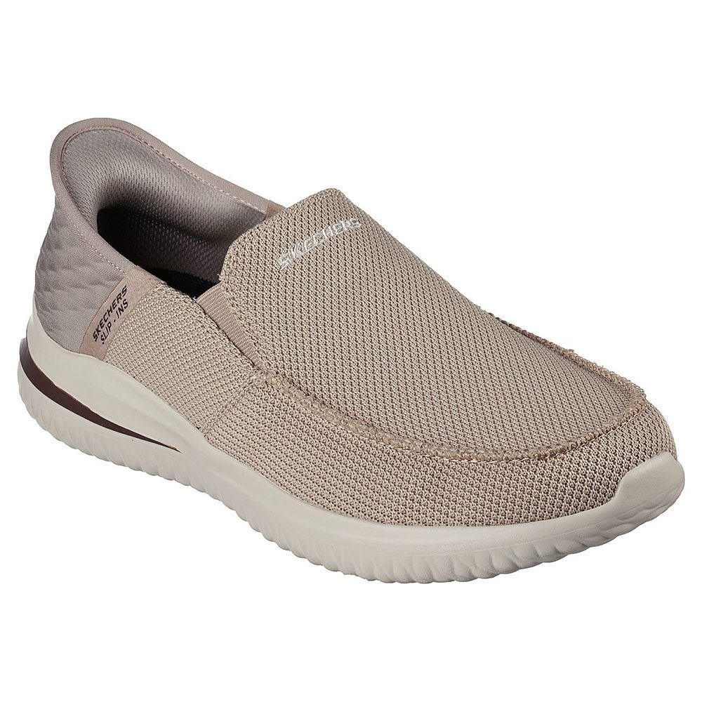 Skechers สเก็ตเชอร์ส รองเท้าผู้ชาย Men Slip-Ins SKECHERS USA Street Wear Delson 3.0 Cabrino Shoes - 210604-TPE Air-Coole