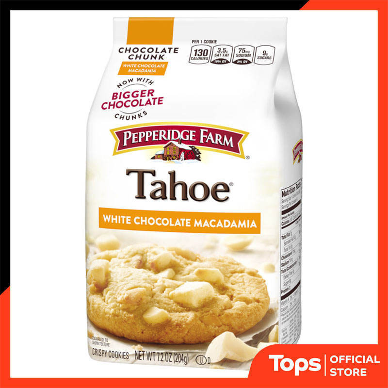 PEPPERIDGE FARM เปปเปอร์ริดจ์ฟาร์มคุกกี้ผสมช็อกโกแลตขาวและแมคคาเดเมีย 204กรัม [0014100075226]