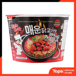 LITTLE COOK ลิตเติ้ลกุ๊กบะหมี่ราเมงสำเร็จรูปรสไก่เผ็ดเกาหลี …