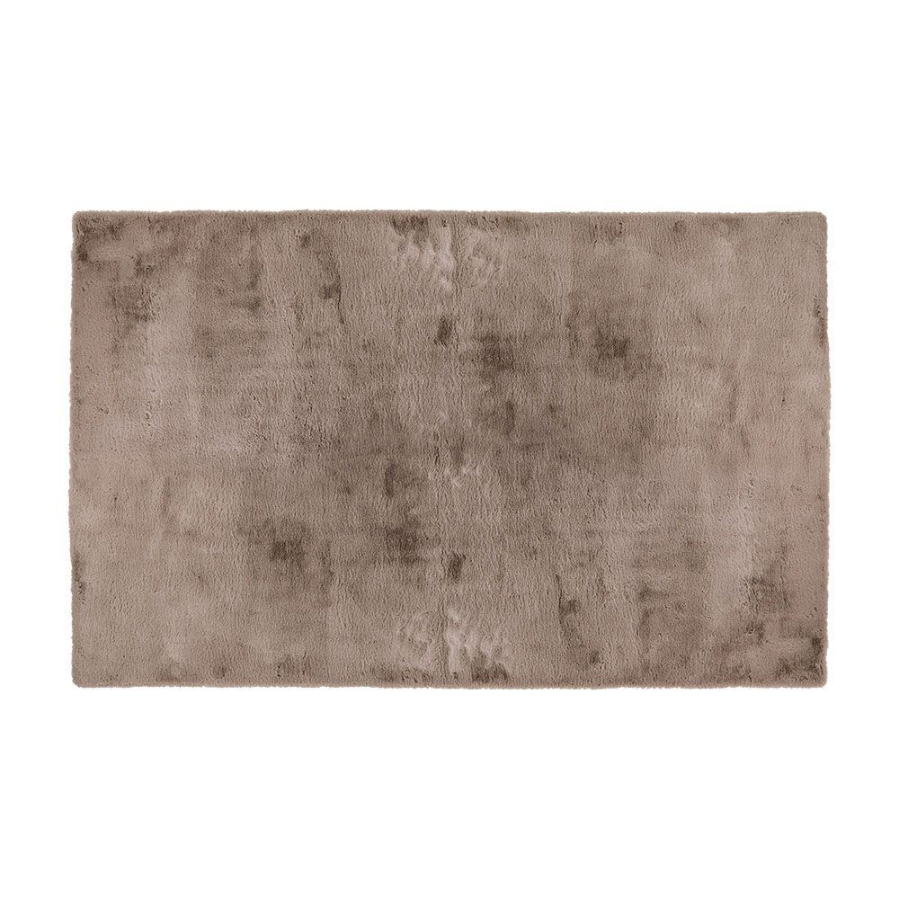 HomeHuk พรมขนกระต่ายเทียม รุ่นแรบบี้-M ขนาด 120 x 180 ซม. - สีเบจ