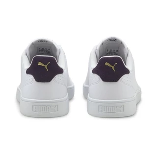 PUMA BASICS - รองเท้าผ้าใบ Shuffle Perforated Trainers สีขาว - 38015005