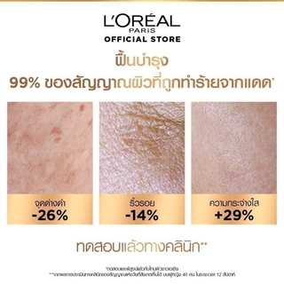 ลอรีอัล ปารีส L'Oreal Paris UV Defender Sun-Repair Invisible Serum SPF 50+ PA+++ เซรั่มกันแดดเนื้อบางเบา 30ml