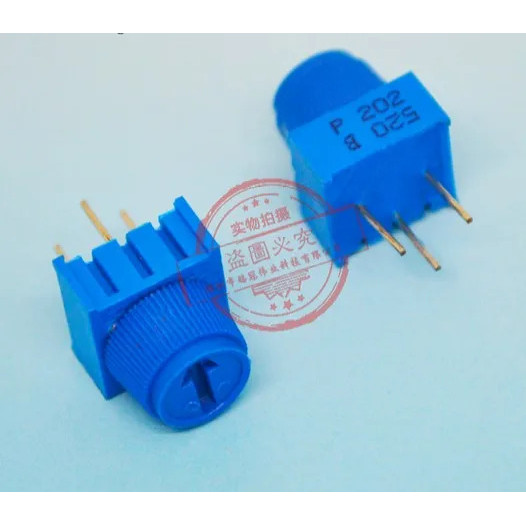 50PCS/LOT 3386P-1-205 3386P-1-205TLF โพเทนชิโอมิเตอร์ Trimpot 2M พร้อมปุ่ม TRIMMER 2M OHM 3386P-1-20