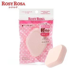 Rosy Rosa Chiffon Touch Sponge Diamond Shape พัฟฟองน้ำเนื้อชิฟฟ่อนนุ่มฟู