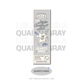 LEILA 1DAY Quartz GRAY 6ชิ้น คอนแทคเลนส์รายวัน