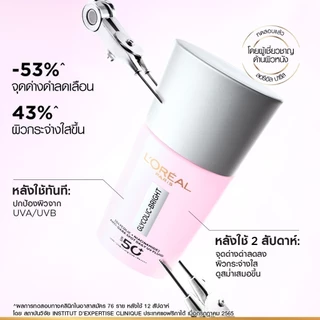 ลอรีอัล ปารีส L'Oréal Paris Glycolic Bright Anti-Dark Spot Daily UV Fluid SPF50+ 50ml กันแดดป้องกันการเกิดจุดด่างดำ