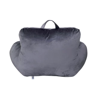 HOME LIVING STYLE เบาะรองหลัง FUR 18x29 นิ้ว สีเทา จัดส่งโดย HomePro