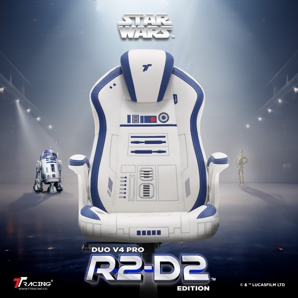 TTRacing Duo V4 Pro R2-D2 Edition Gaming Chair เก้าอี้สำนักงาน เก้าอี้เกมมิ่ง - รับประกัน 2 ปี