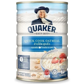 QUAKER เควกเกอร์ข้าวโอ๊ตสุกเร็ว 800กรัม [9556174702109]