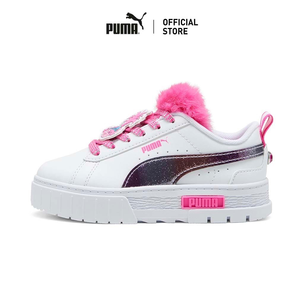 PUMA KIDS - รองเท้าผ้าใบเด็ก PUMA x TROLLS Mayze สีขาว  39652701