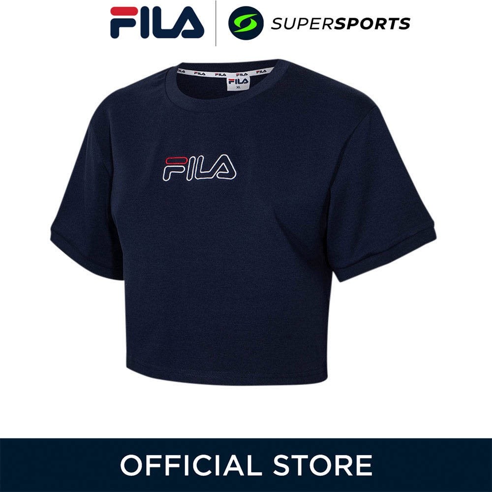 FILA Iconic สีฟ้า เสื้อยืดผู้หญิง