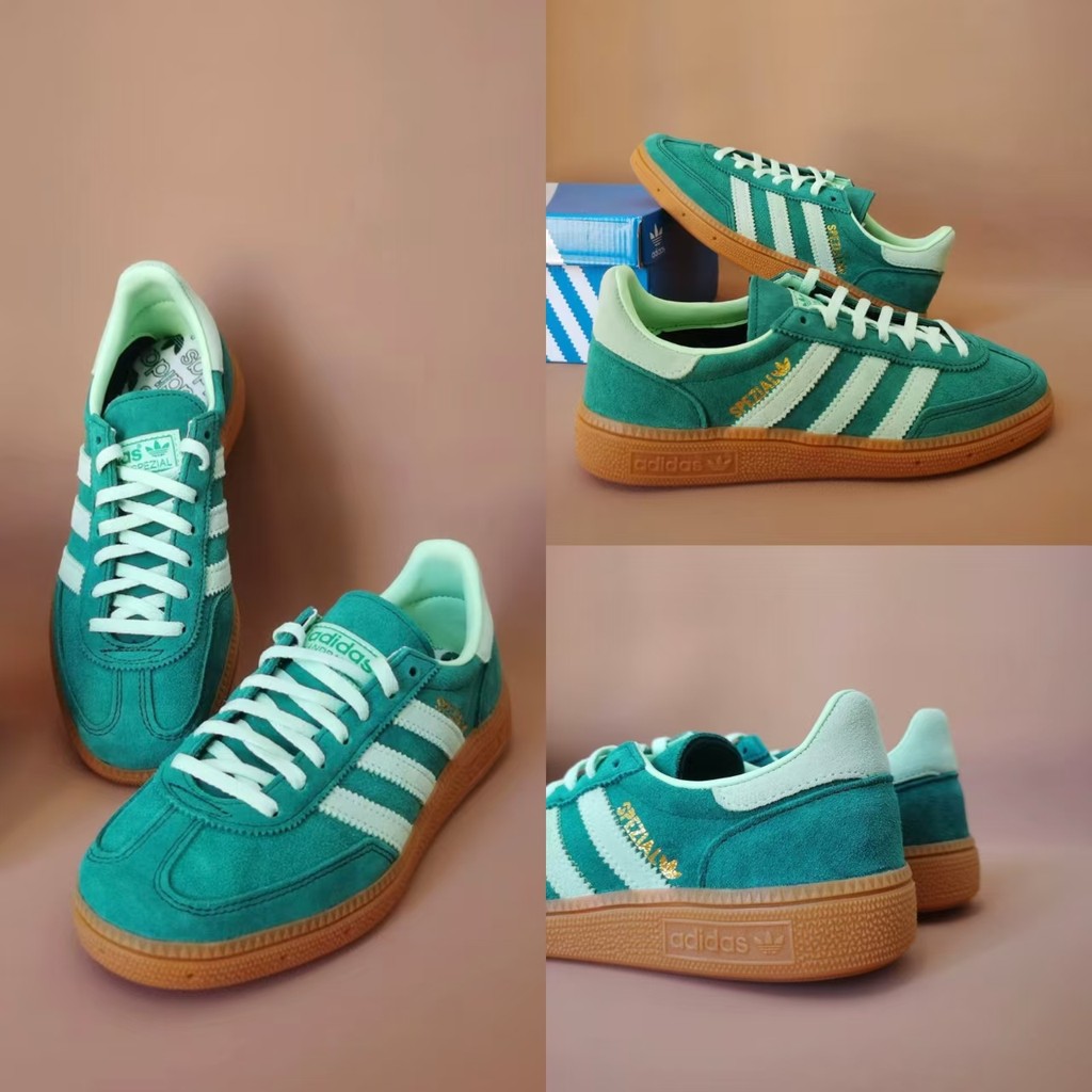 👉 ( สินค้าพร้อมส่ง )Adidas Originals Handball Spezial Collegiate Green Semi Green Spark IE5896