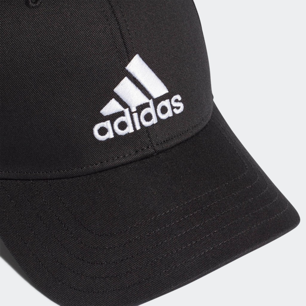 adidas Lifestyle COTTON BASEBALL CAP Unisex Black FK0891 - รูปที่ 5