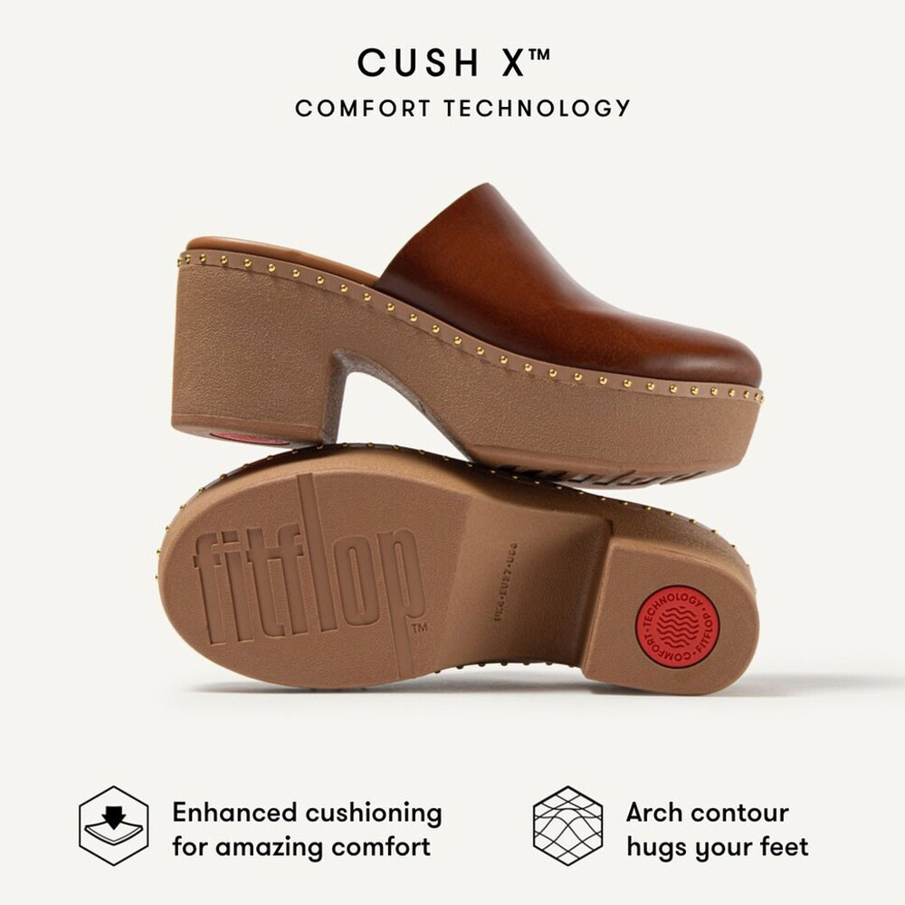 FITFLOP PLATFFORMS WEDGE TOE-POST รองเท้าแตะแบบหูหนีบผู้หญิง รุ่น JF8-B41 สี BEIGE