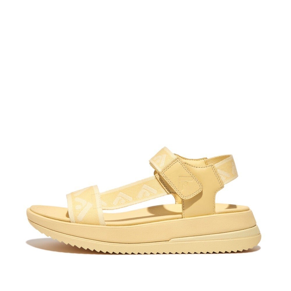 FITFLOP SURFF WEBBING BACK-STRAP รองเท้าแตะแบบรัดส้นผู้หญิง รุ่น HL6-A96 สี YELLOW