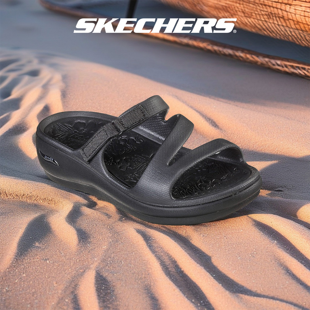 Skechers สเก็ตเชอร์ส รองเท้าแตะผู้หญิง Women Foamies Arch Fit Ascend Sandals - 111232-BBK