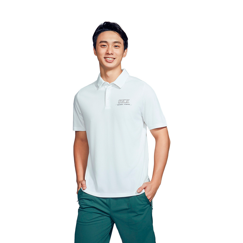 Skechers สเก็ตเชอร์ส เสื้อยืดแขนสั้นผู้ชาย Men Code Cyber Performance Short Sleeve Tee - SP324M530-0