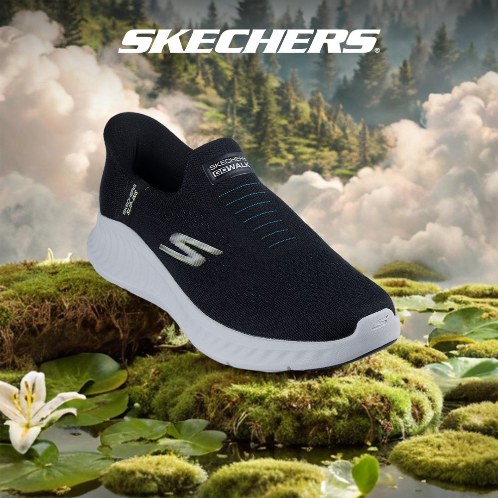 Skechers สเก็ตเชอร์ส รองเท้าผู้ชาย Men Slip-ins GOwalk Now Sauntered Walking Shoes - 216372-BLK