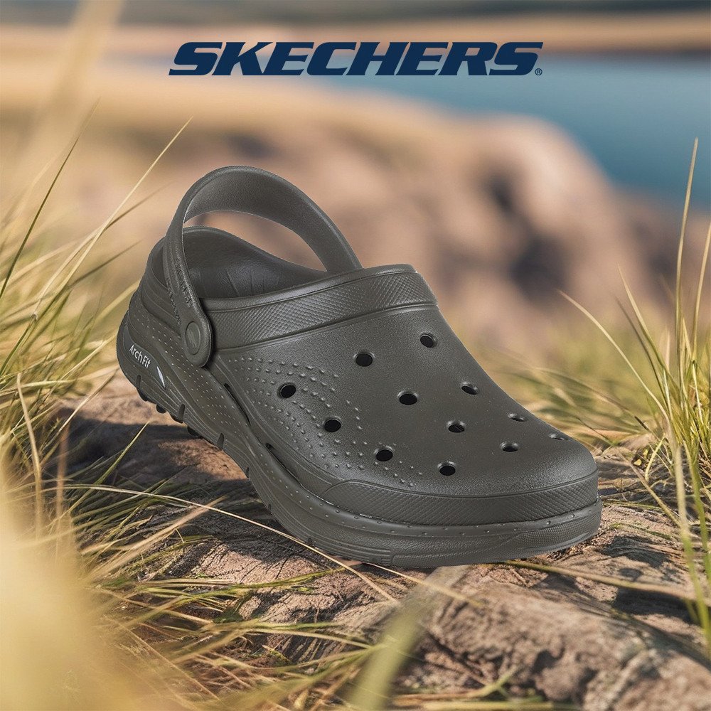 Skechers สเก็ตเชอร์ส รองเท้าผู้ชาย Men Foamies Arch Fit Valiant Shoes - 243160-OLV