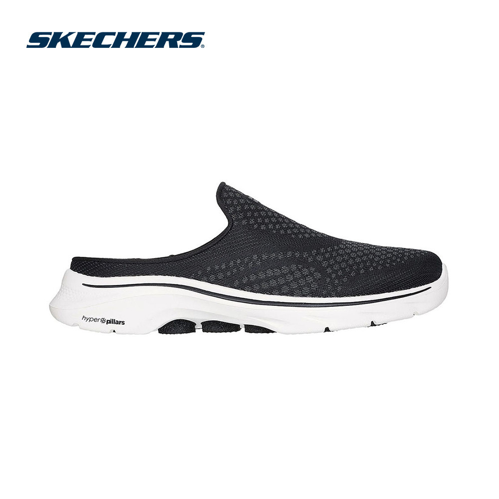Skechers สเก็ตเชอร์ส รองเท้าผู้หญิง Women GOwalk 7 GOwalk Shoes - 125266-BKW - Air-Cooled Goga Mat