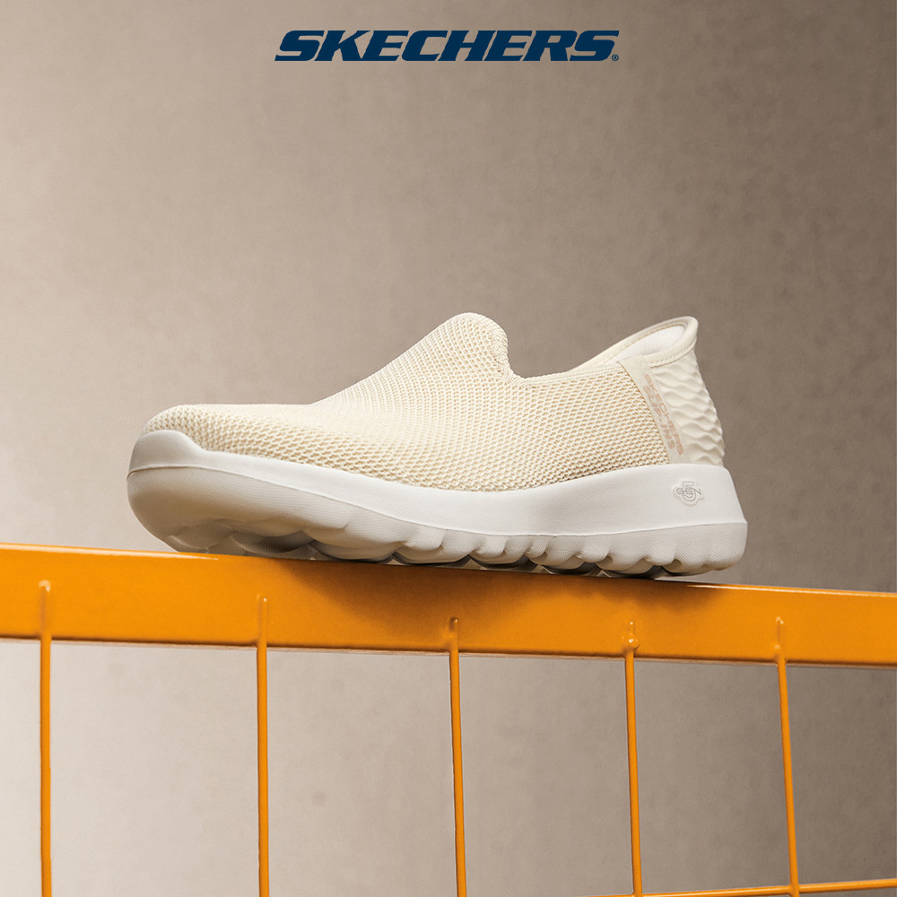 Skechers สเก็ตเชอร์ส รองเท้าผู้หญิง Women Slip-Ins GOwalk Joy Vela Walking Shoes - 124641-OWHT Air-C