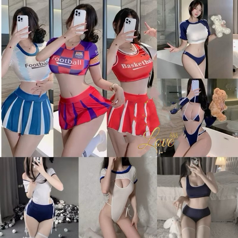 ชุดคอสเพลย์กีฬา ชุดเชียร์บอล ชุดนอน รวม R/A002 พร้อมส่งจากไทย love888th