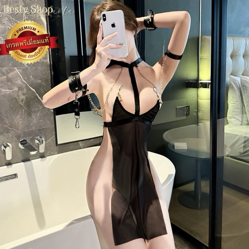 ชุดนอนเซ็กซี่ Sexy ชุดนอนไม่ได้นอน รุ่น D8969 🎗️งานป้ายแท้ Biebie