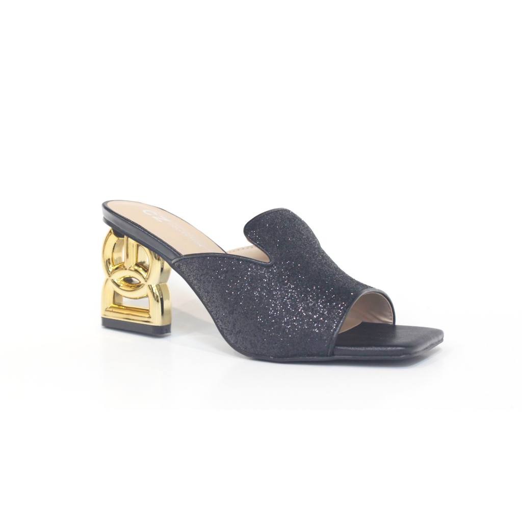 รองเท้าแฟชั่น สีดำ CZ COLLECTION 56-026