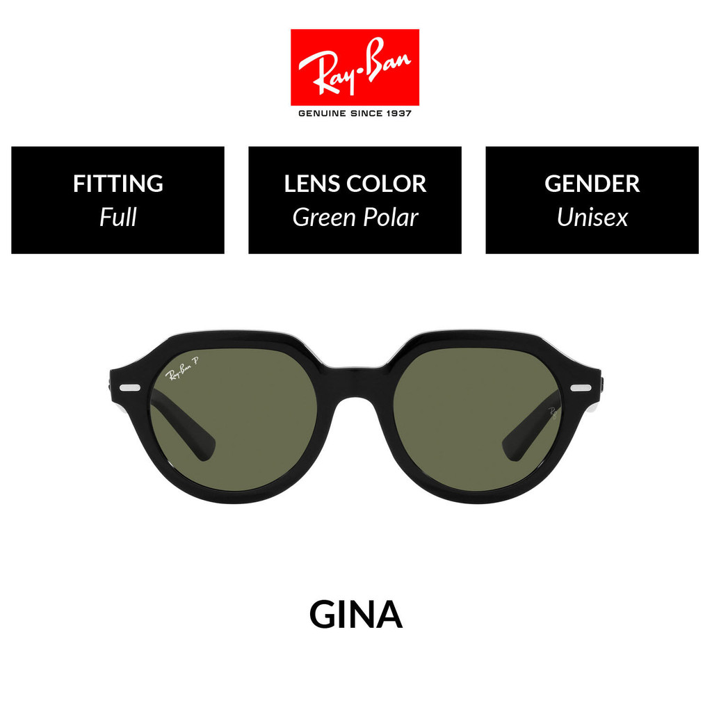 RAY-BAN GINA POLARIZED - RB4399F 901/58 - Sunglasess แว่นกันแดด