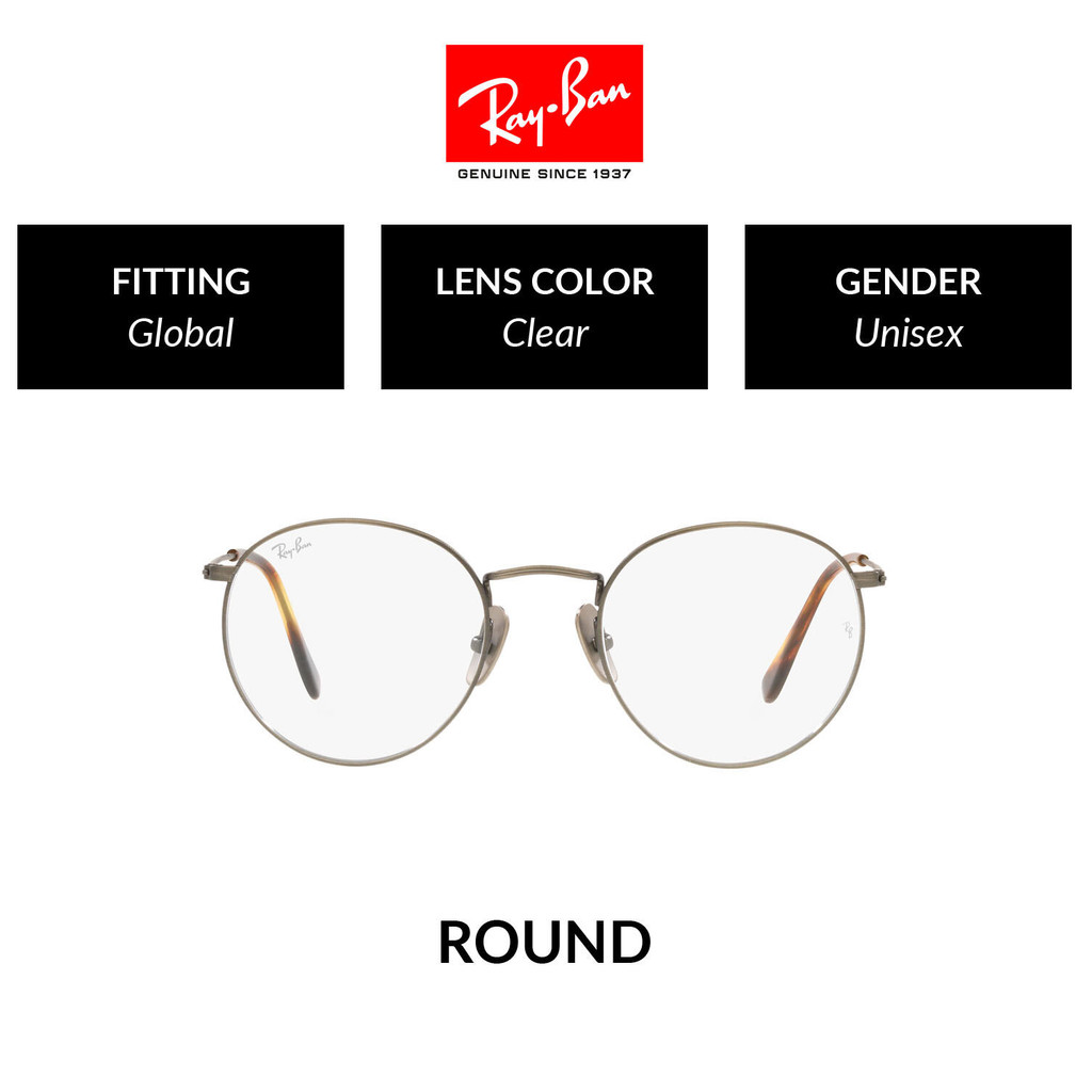RAY-BAN VISTA ROUND - RX8247V 1223 -Eyeglasses แว่นสายตา