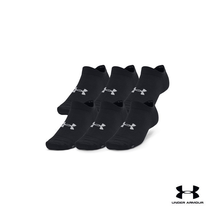 Under Armour ถุงเท้า UA Essential No Show ยูนิเซ็กส์ แพ็ก 6 คู่