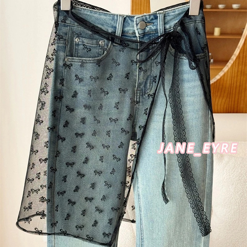 ✨การจัดส่งที่รวดเร็ว✨ อเนกประสงค์ผ้าลูกไม้กระโปรงผ้าโปร่งส่วนต่อเสื้อตัวต่อเสื้อชิ้นเดียวกระโปรงปักที่หรูหรา JN - รูปที่ 2