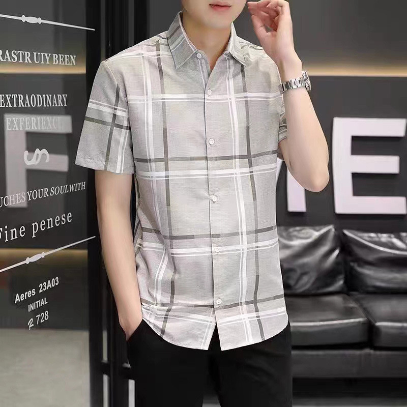 เสื้อโปโลแขนสั้น แบบเรียบง่าย สไตล์นักธุรกิจ สําหรับผู้ชาย