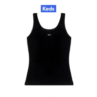KEDS เสื้อกล้าม รุ่น KEDS RIBBED TANK TOP สีดำ ( F24APT01012 )