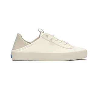 KEDS รองเท้าผ้าใบ แบบผูกเชือก รุ่น KICKBACK CRASHBACK LEATHER TONE OFF สีขาว ( KW-KCRASH-7-280 )