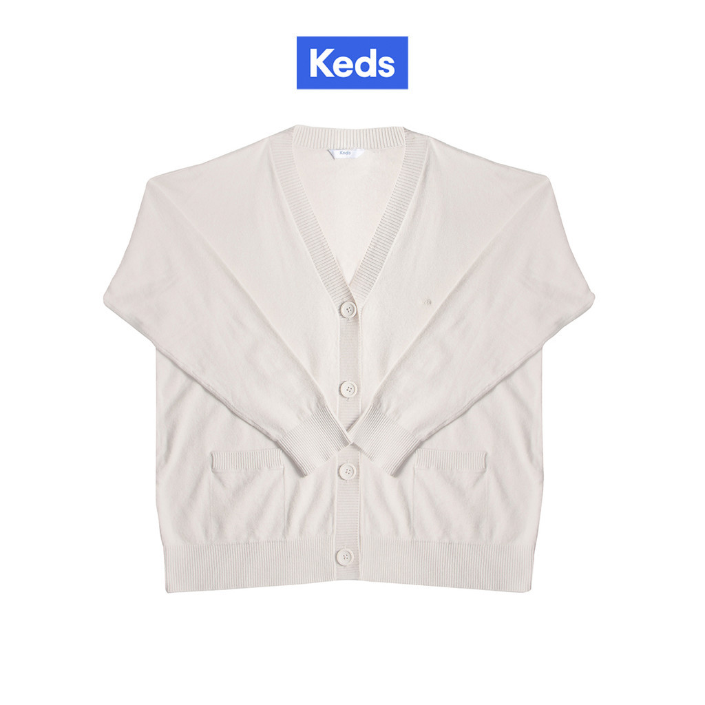 KEDS เสื้อคาร์ดิแกน รุ่น KEDS CARDIGAN สีครีม ( F24APT0800BEIGE ) ราคา ถูกที่สุด ดีลบีเคเค รูปภาพหลัก