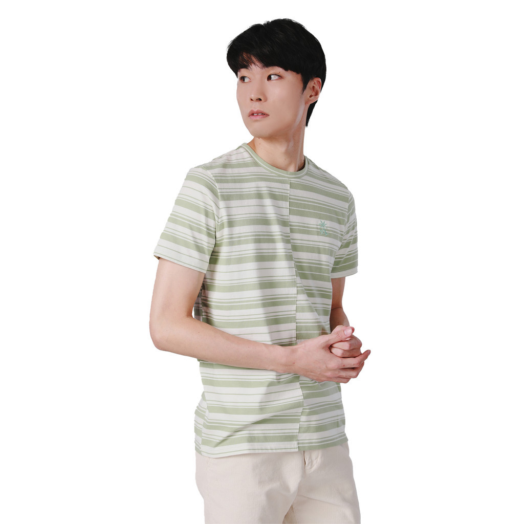 John Henry เสื้อยืดผู้ชาย ทรงเข้ารูป รุ่น JH S525MTSSM01 – สีเขียว ราคา ถูกที่สุด ดีลบีเคเค แกลเลอรีภาพที่ 2