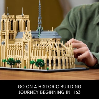 LEGO Architecture 21061 Notre-Dame de Paris (4383pcs.), Building Blocks, Kids Toy