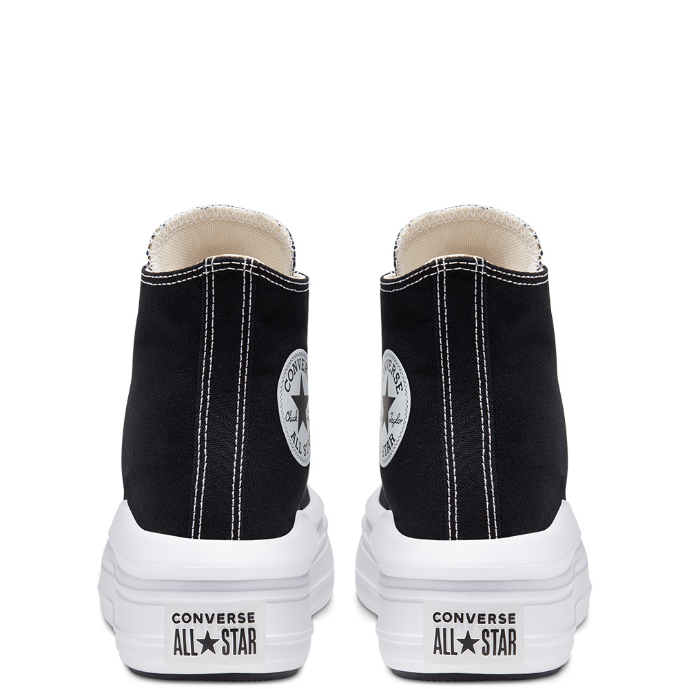 CONVERSE รองเท้าผ้าใบ น้ำหนักเบา นุ่มสบาย รุ่น CTAS MOVE HI BLACK – 568497CF_H1BKXX สีดำ ผู้หญิง ราคา ถูกที่สุด ดีลบีเคเค แกลเลอรีภาพที่ 5