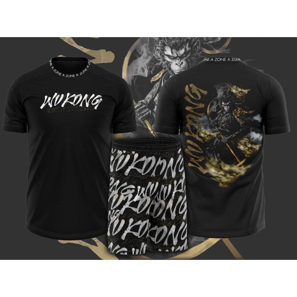 เสื้อพิมพ์ลาย Zone A  รุ่น  Wukong  เห้งเจีย  ทรงเอ  เเก๊งค์ทรงเอ