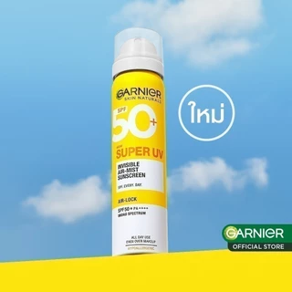[ลดแหลก 50%!เหลือชิ้นละ130.-ในไลฟ์] การ์นิเย่ สเปรย์กันแดด ซุปเปอร์ ยูวี อินวิซิเบิ้ล แอร์-มิซ ซันสกรีน GARNIER SUPER UV