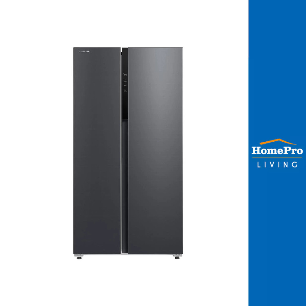 TOSHIBA ตู้เย็น SIDE BY SIDE  GR-RS780WI-PMT(06) 20.6 คิว สีเทา อินเวอร์เตอร์
