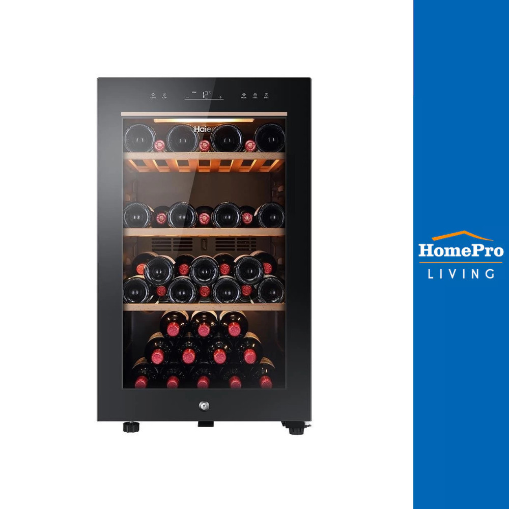 HAIER ตู้แช่ไวน์ JC-116 49 ขวด สีดำ