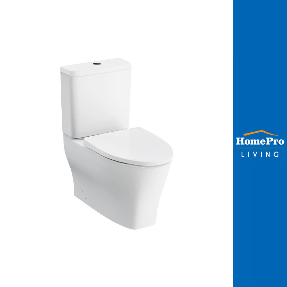 Kohler K-25737X-C-0 โถสุขภัณฑ์สองชิ้น สีขาว ระบบกดคู่ Revolution 360 รูปทรงยาว