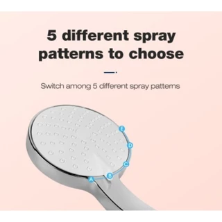 KOHLER Citrus 110mm multi-function handshower หัวฝักบัวสายอ่อน 5ระดับ รุ่นซีทรัส สีโครเมี่ยม K-30251T-CP